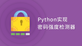 Python 实现密码强度检测器