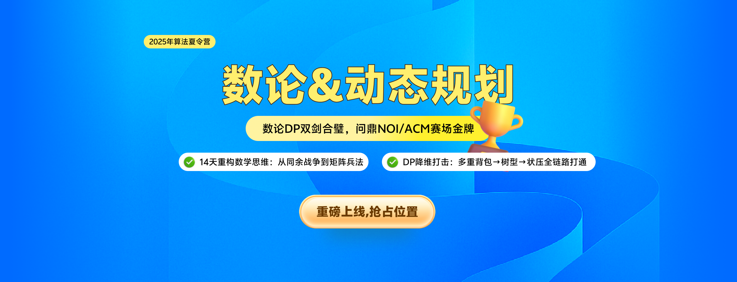 算法夏令营：数论&动态规划
