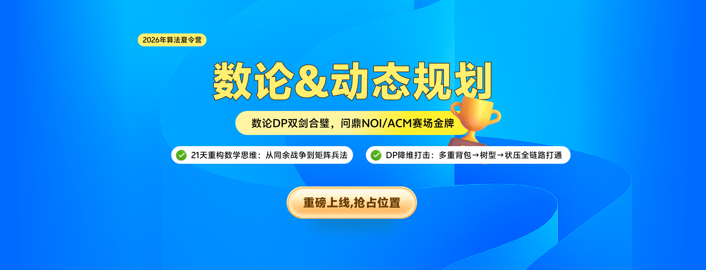 算法夏令营：数论&动态规划