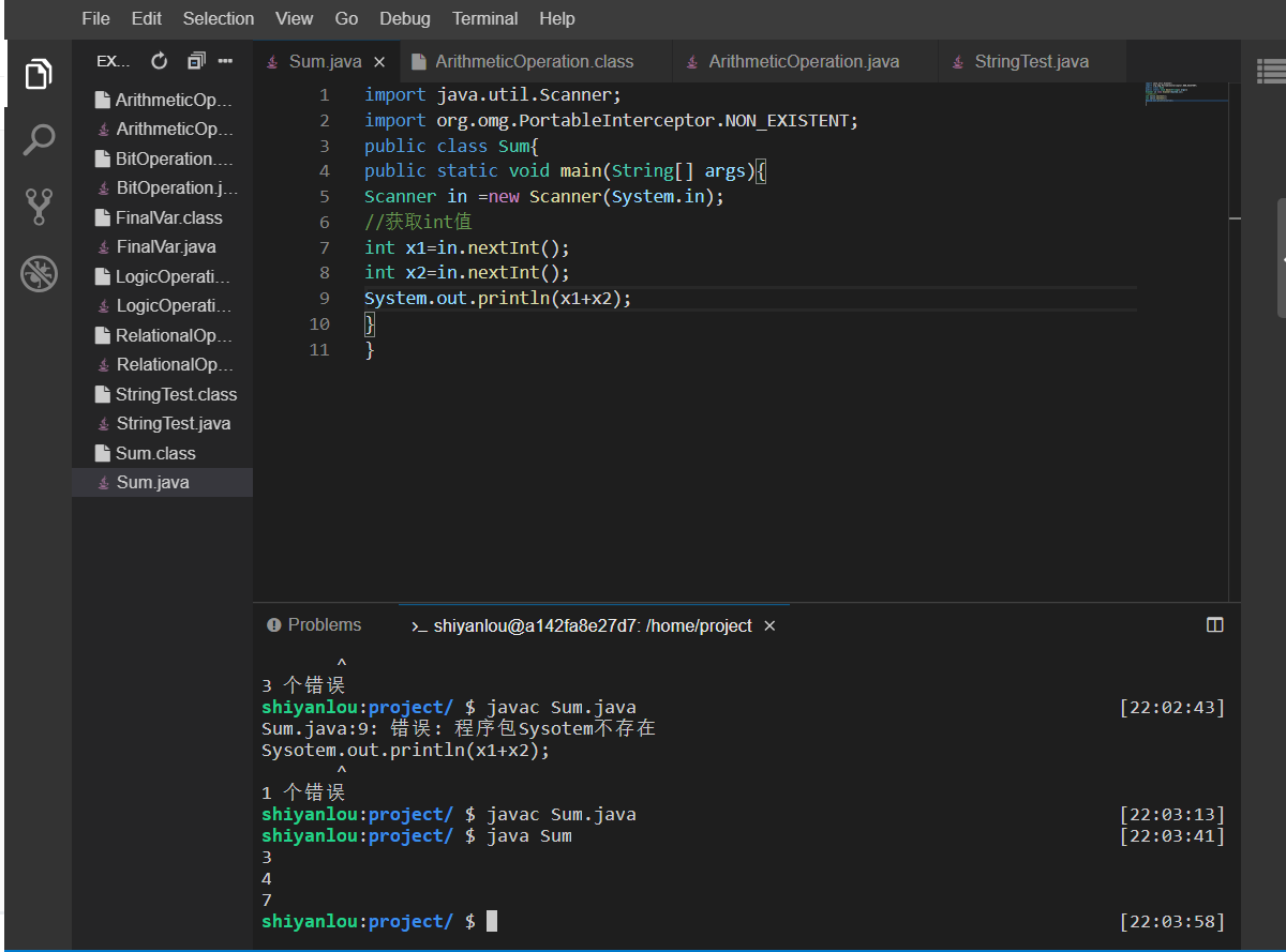 基础语法（上） - 蓝桥云课